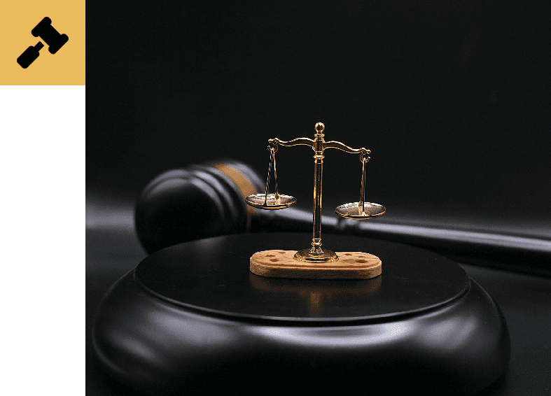Scales of justice and gavel - federal criminal defense